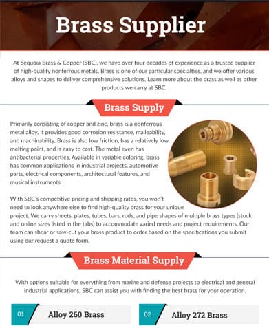 Brass Supplier